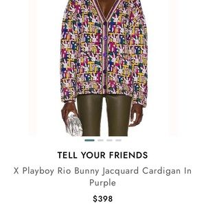 Playboy bunny cardigan